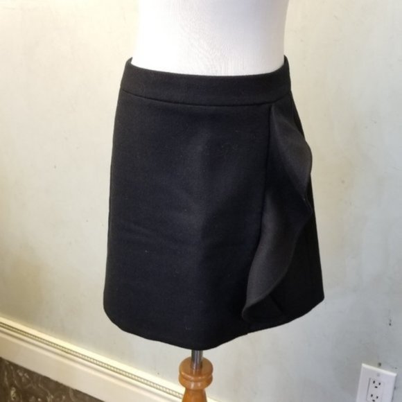 J.crew Wool side ruffle skirtsize 2P (91) - Picture 5 of 7